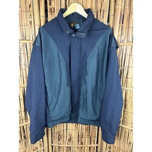 VTG Forrester's Gore-Tex Men's Zip Houndstooth Jacket Green Black Size Large USA